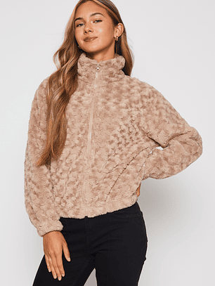 Polar Peludo Mujer Beige Familyshop