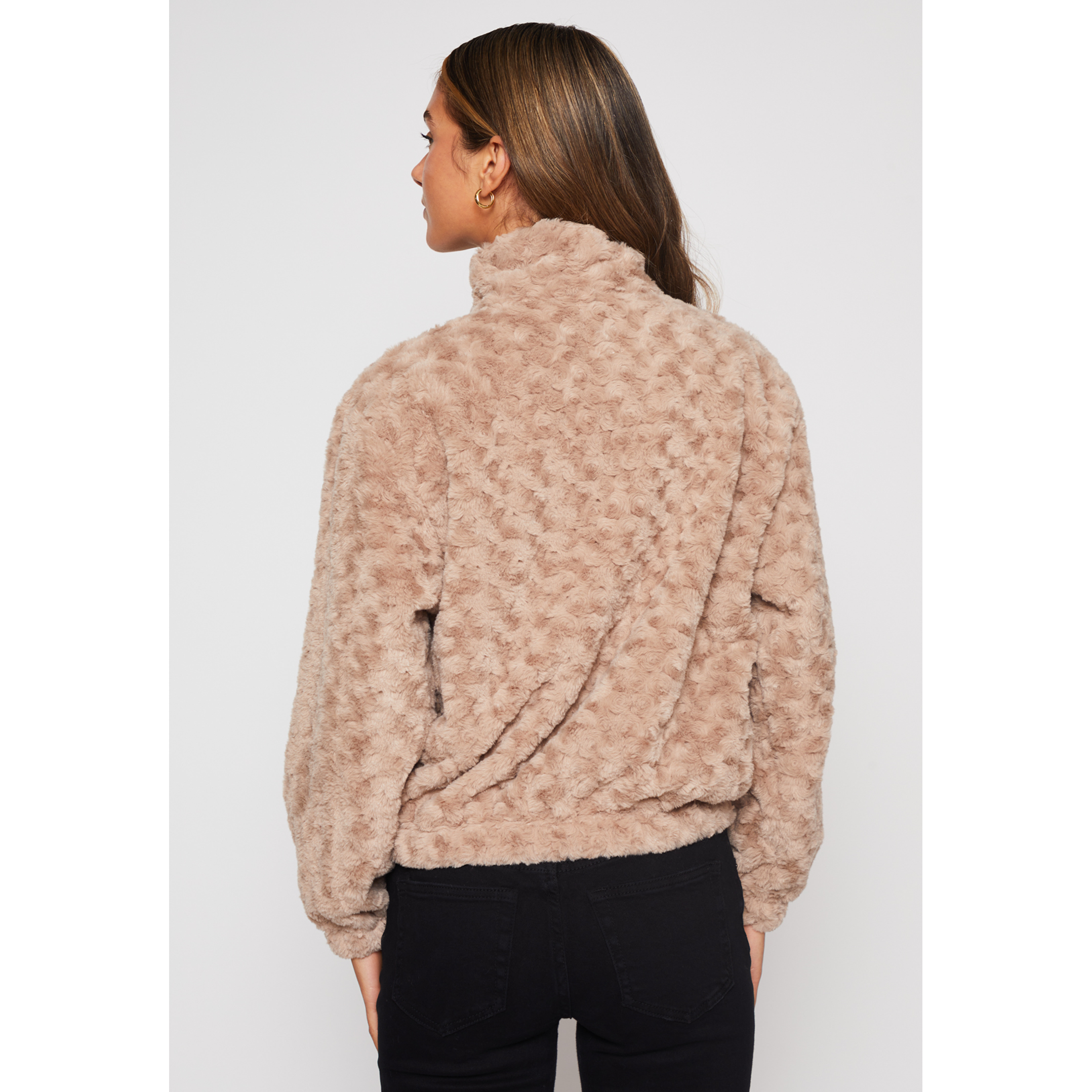 Polar Peludo Mujer Beige Familyshop 4