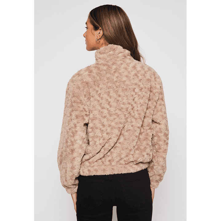 Polar Peludo Mujer Beige Familyshop 4