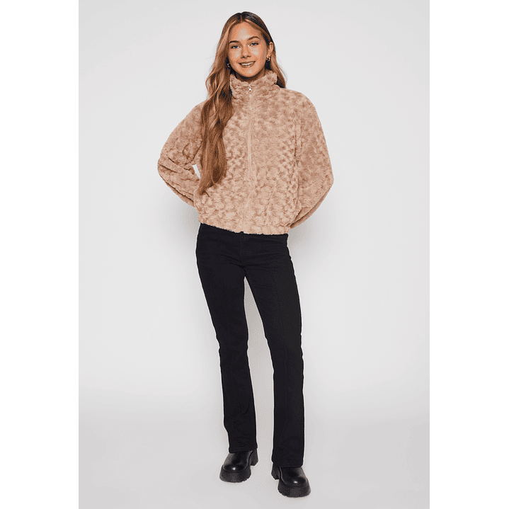 Polar Peludo Mujer Beige Familyshop 2