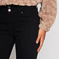Pantalón Flare Mujer Negro Familyshop - Miniatura 3