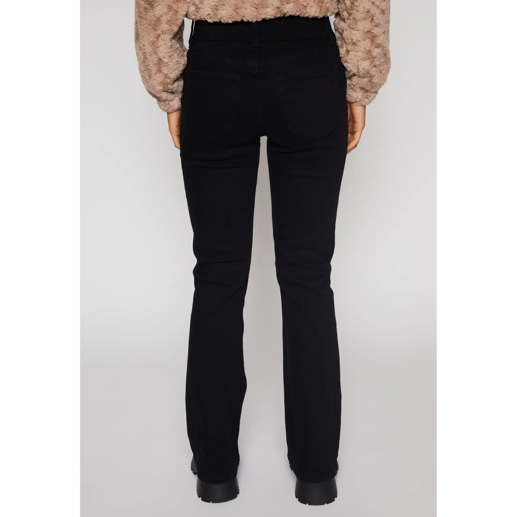Pantalón Flare Mujer Negro Familyshop 4