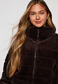 Chaqueta Franjas Mujer Café Familyshop - Miniatura 4