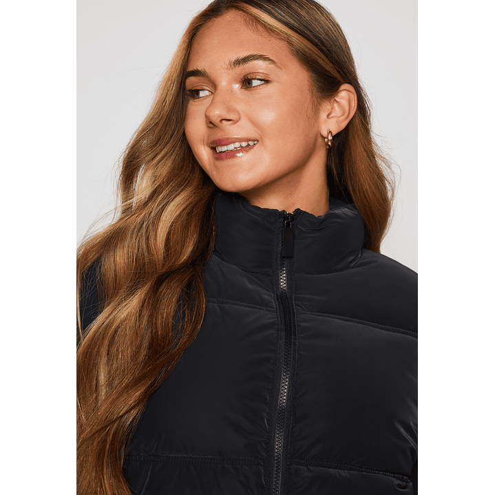 Parka Corderito Mujer Negro Familyshop 3