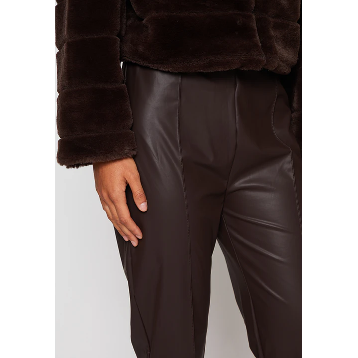 Calza Flare Mujer Café Familyshop 4