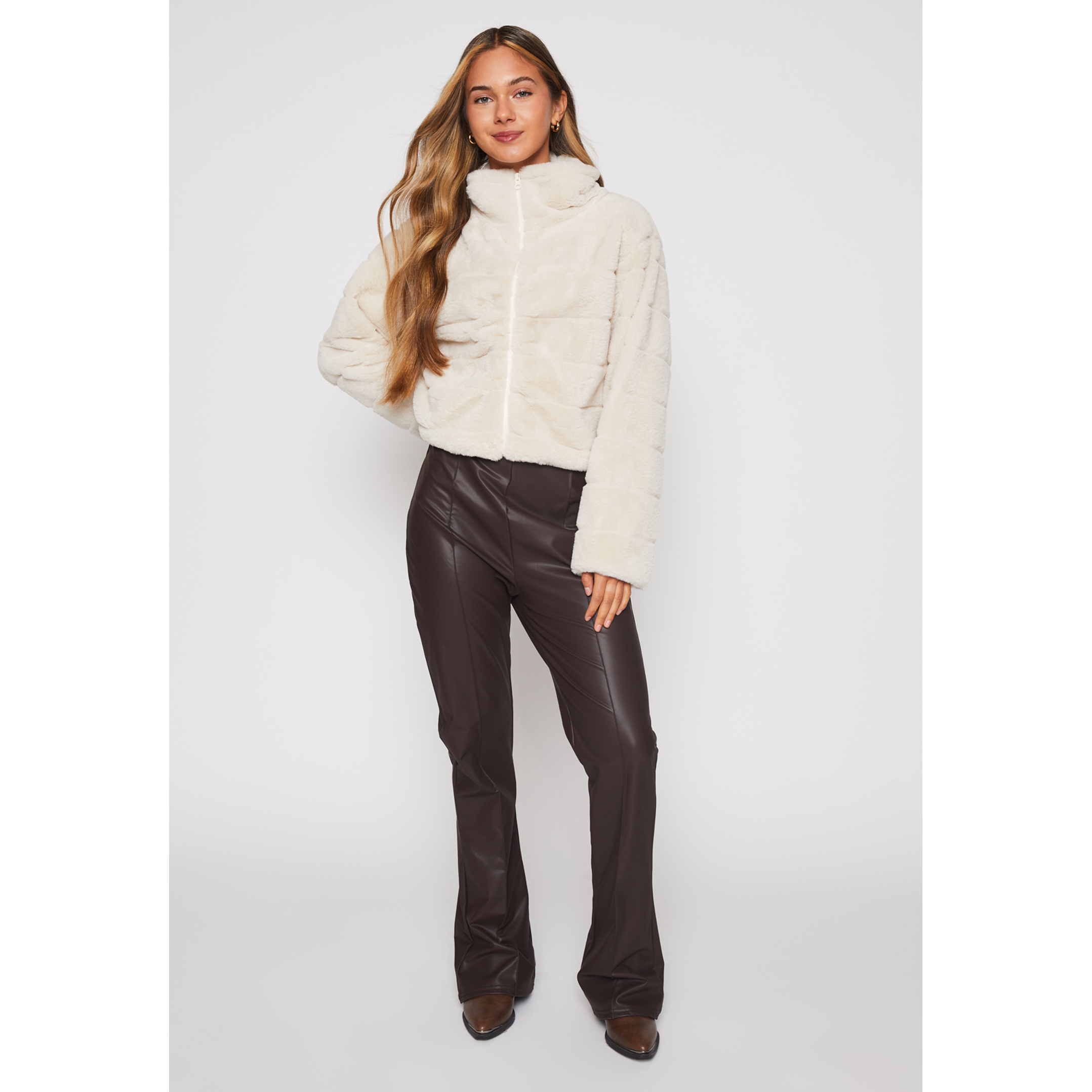 Chaqueta Franjas Mujer Arena Familyshop 2