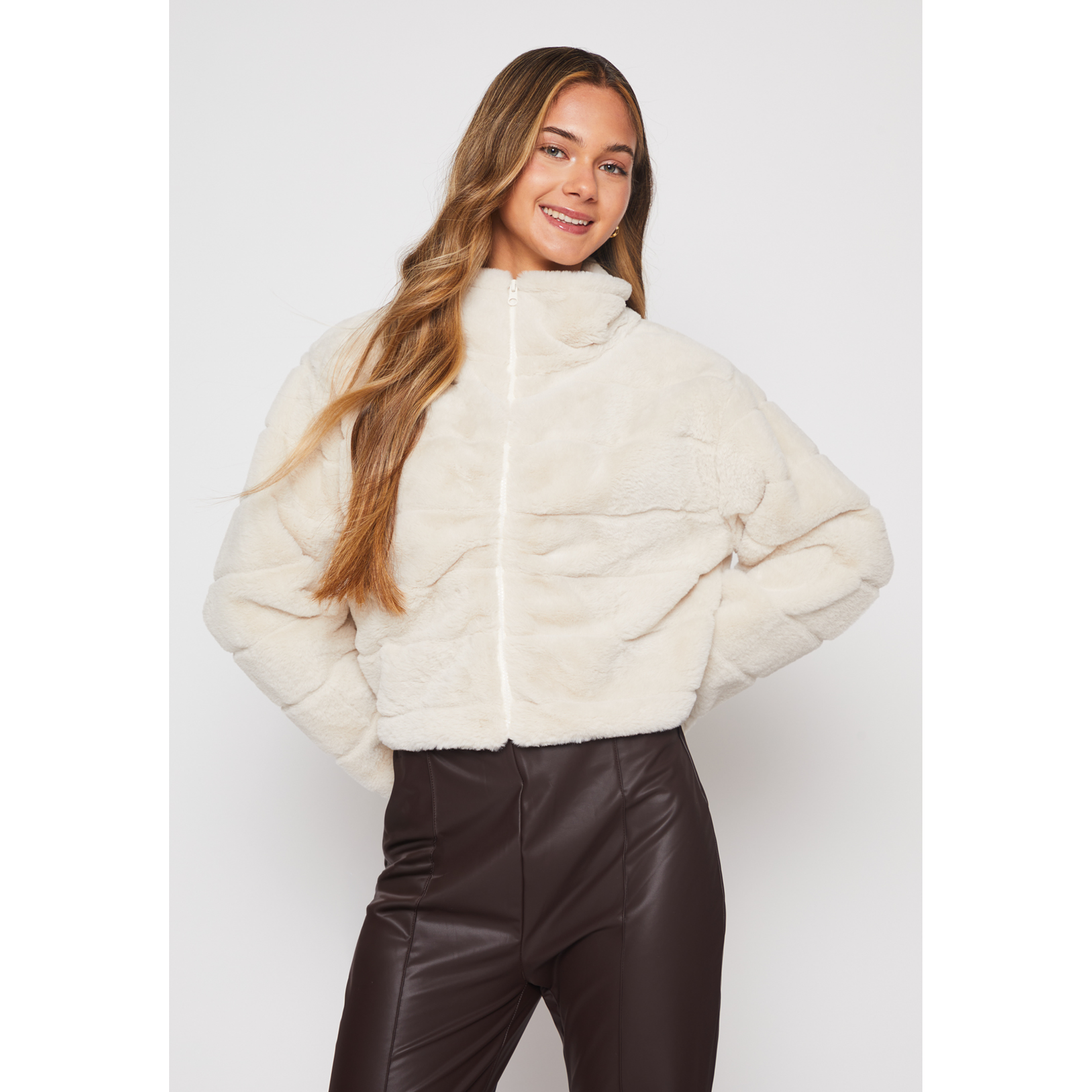 Chaqueta Franjas Mujer Arena Familyshop 1