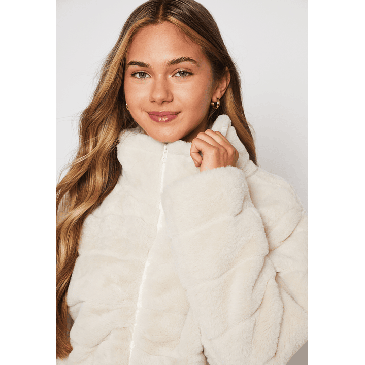 Chaqueta Franjas Mujer Arena Familyshop 4