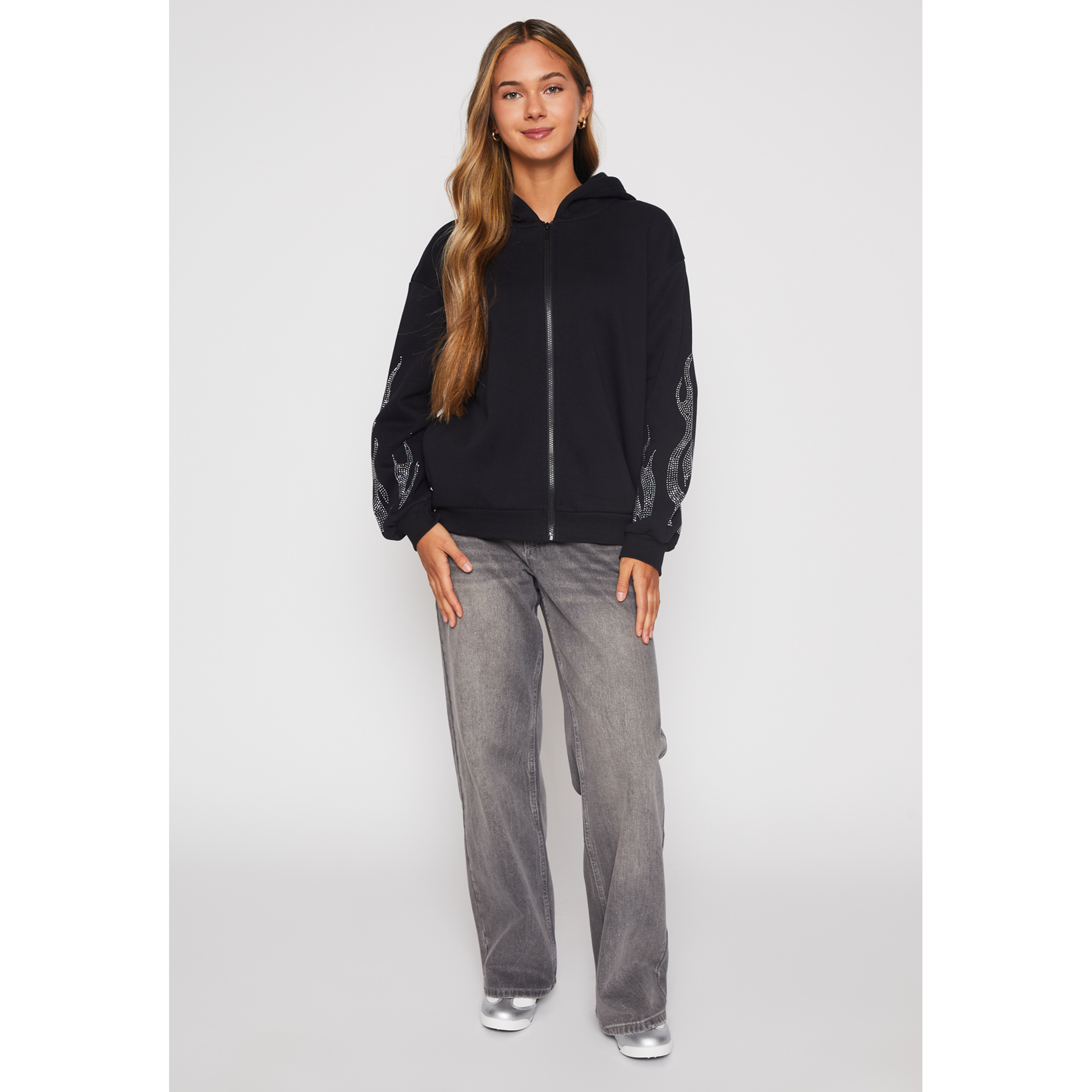 Jeans Wide Leg Mujer Gris Familyshop 2