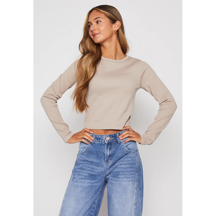 Polera Seamless Mujer Arena Familyshop 1