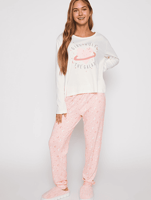 Pijama Mujer The Galaxy Rosado Familyshop