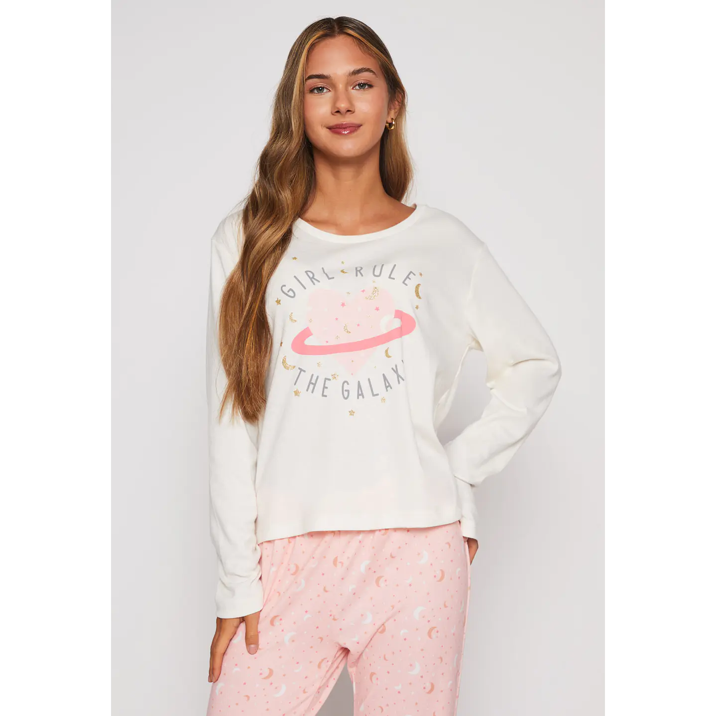 Pijama Mujer The Galaxy Rosado Familyshop 1
