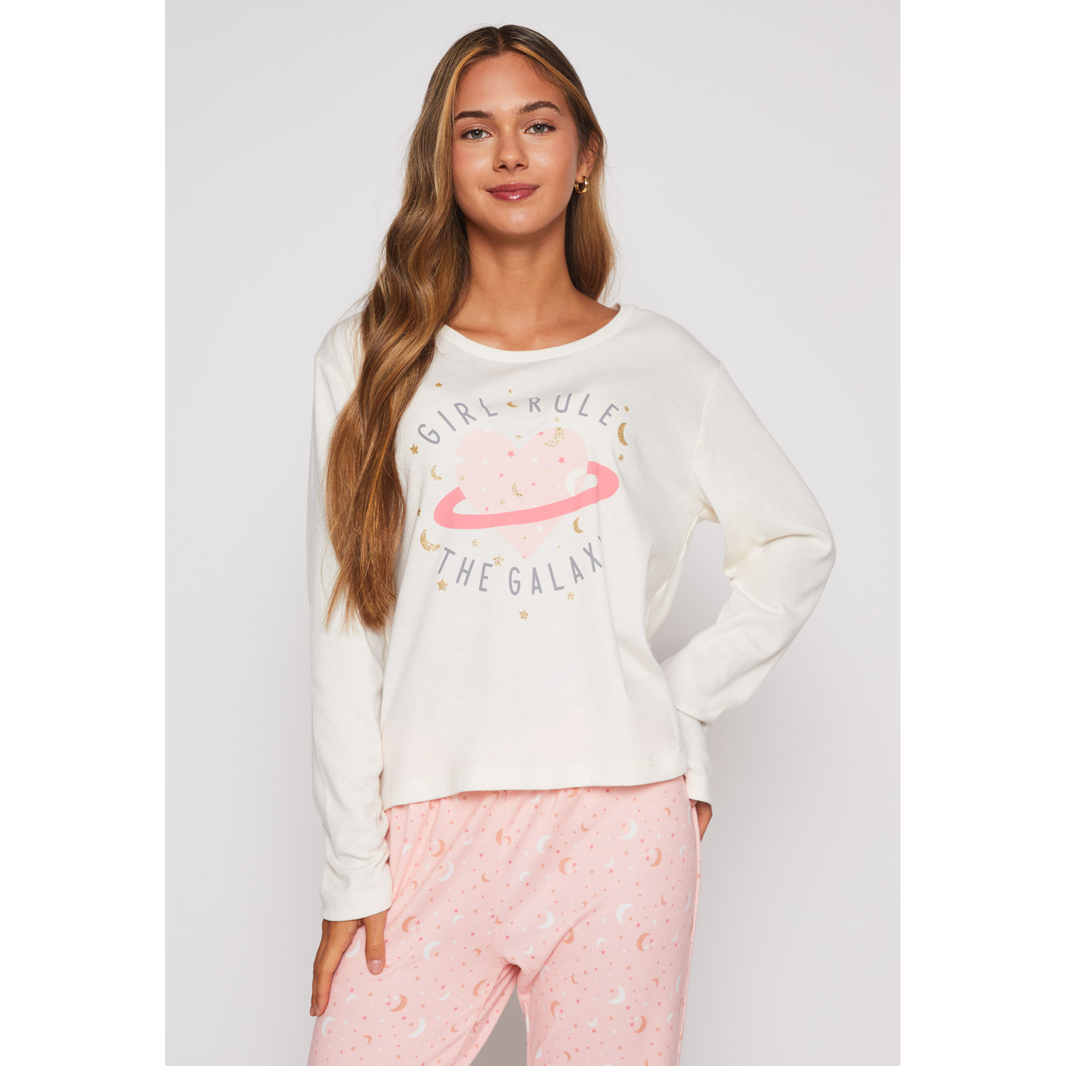 Pijama Mujer The Galaxy Rosado Familyshop 1