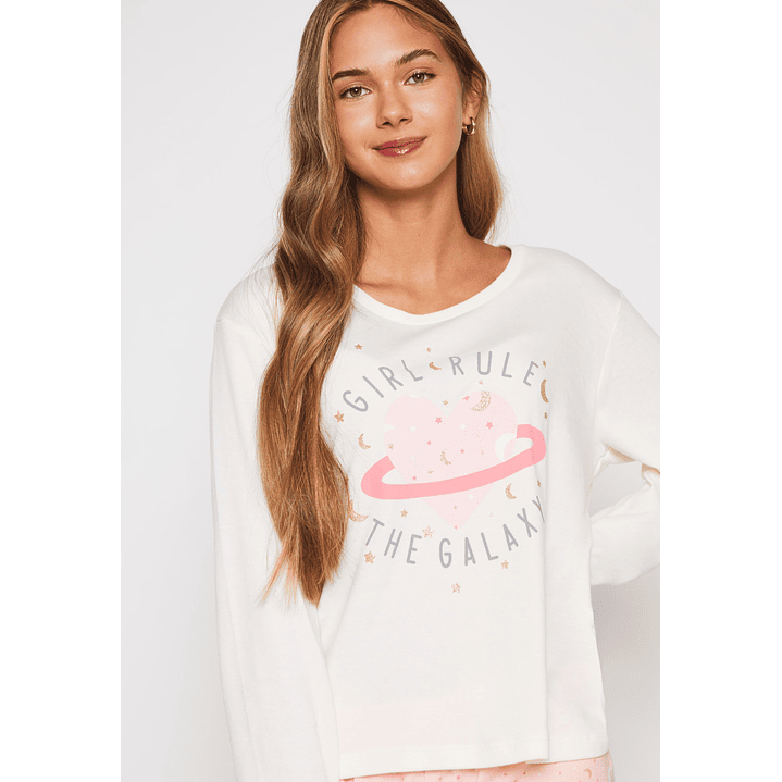 Pijama Mujer The Galaxy Rosado Familyshop 4