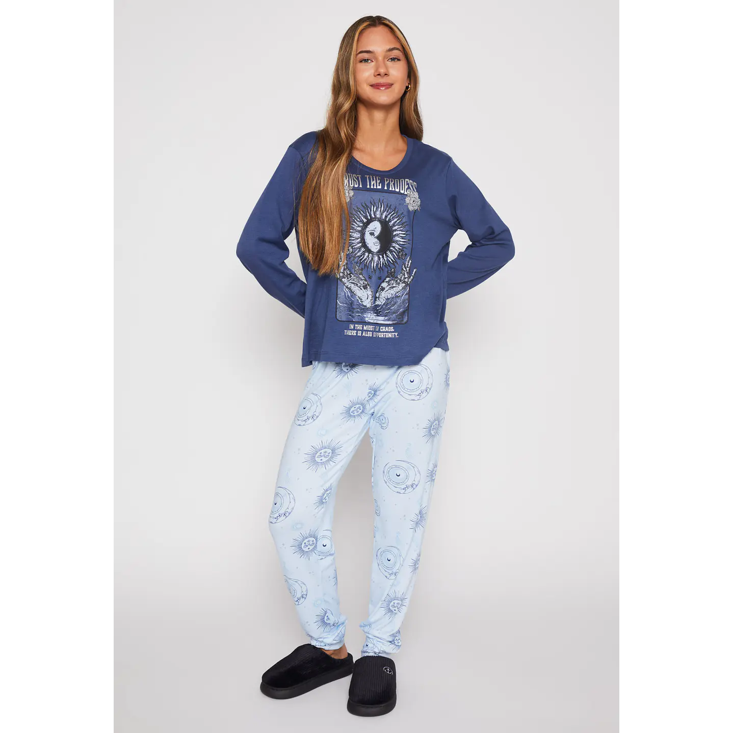 Pijama Mujer Trust Azul Familyshop 2