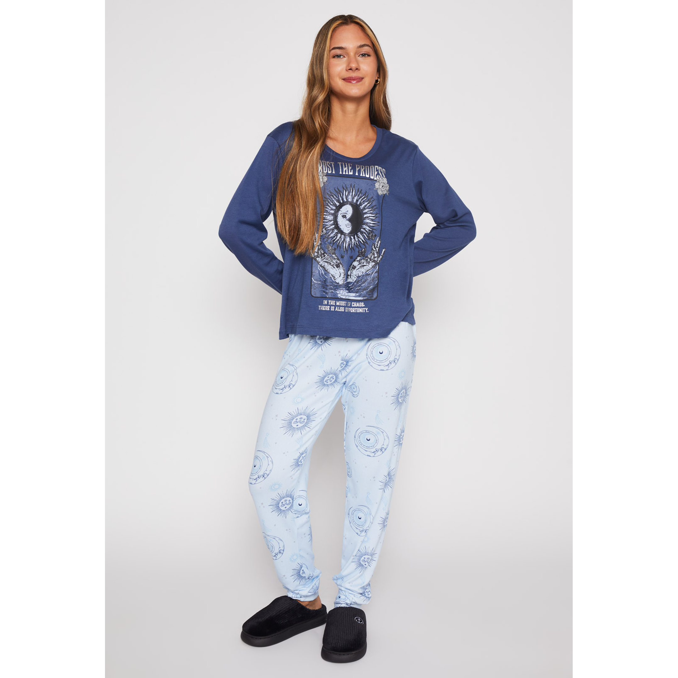 Pijama Mujer Trust Azul Familyshop 2