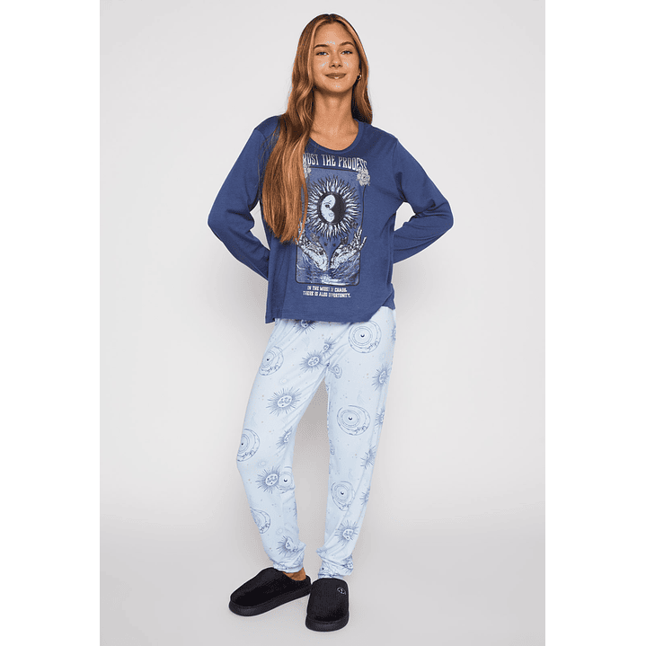 Pijama Mujer Trust Azul Familyshop 2