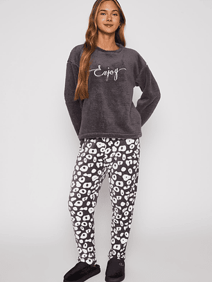 Pijama Chiporro Mujer Gris Familyshop