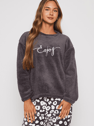 Pijama Chiporro Mujer Gris Familyshop