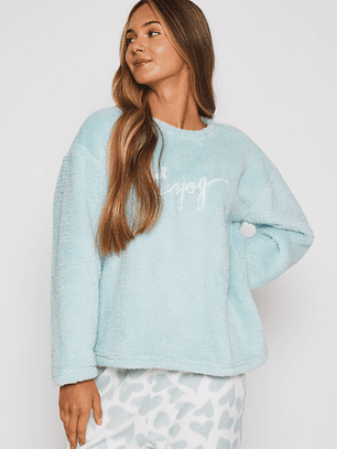 Pijama Chiporro Mujer Celeste Familyshop