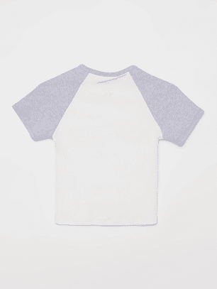 Polera Raglan Lola Blanco Familyshop