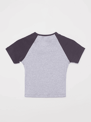 Polera Raglan Lola Gris Familyshop