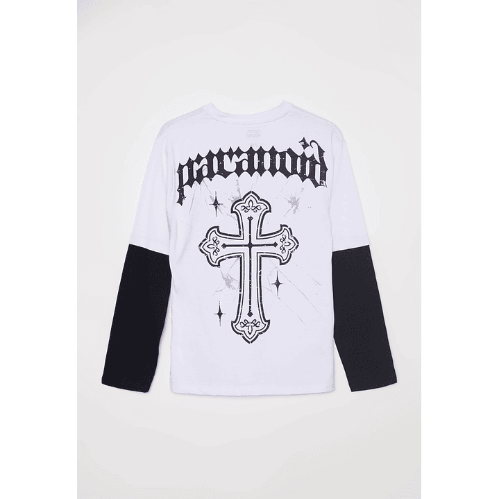 Polera Gothic Lolo Blanco Familyshop 2