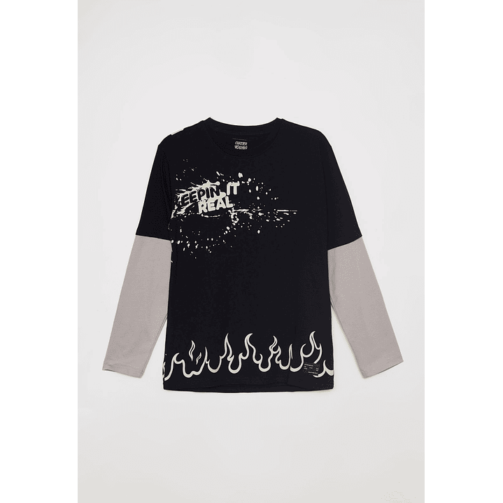 Polera Urban Lolo Negro Familyshop 1