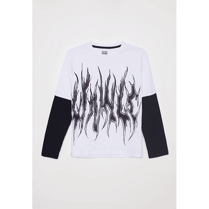 Polera Metal Lolo Blanco Familyshop 1