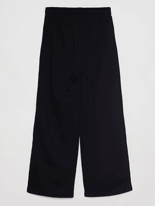 Pantalón Buzo Wide Leg College Lola Negro Familyshop