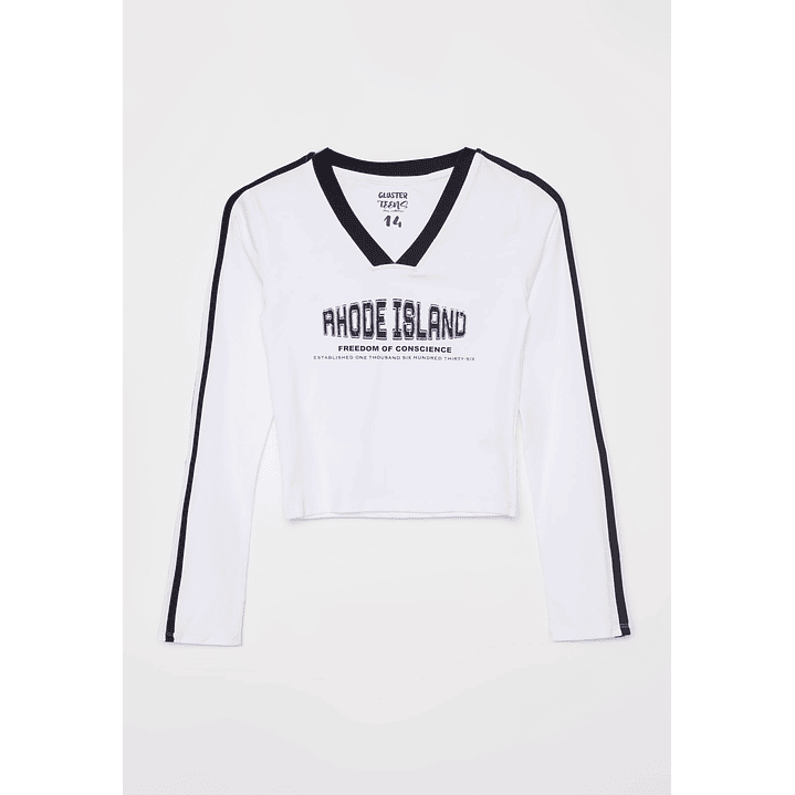 Polera Sport Lola Blanco Familyshop 1