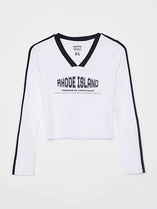 Polera Sport Lola Blanco Familyshop