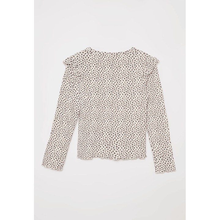 Polera Vuelos Lola Beige Familyshop 2