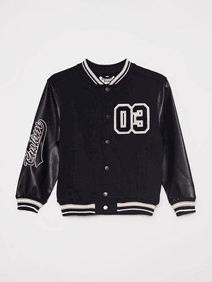 Chaqueta College Niño Negro Familyshop