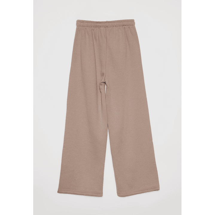 Pantalón Buzo Wide Leg College Lola Beige Familyshop 2
