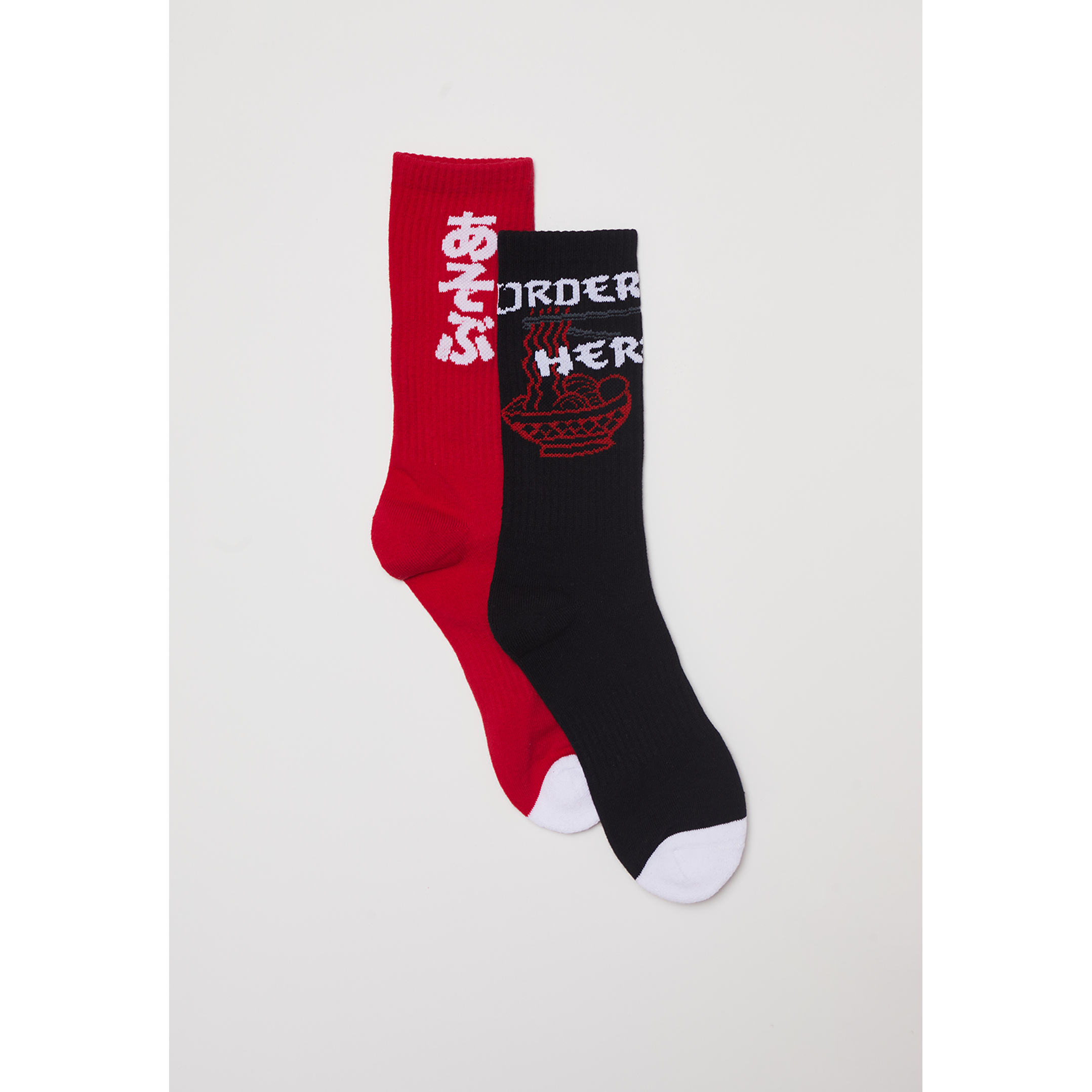 Calcetín Bipack Largo Skater Hombre Rojo Familyshop 1