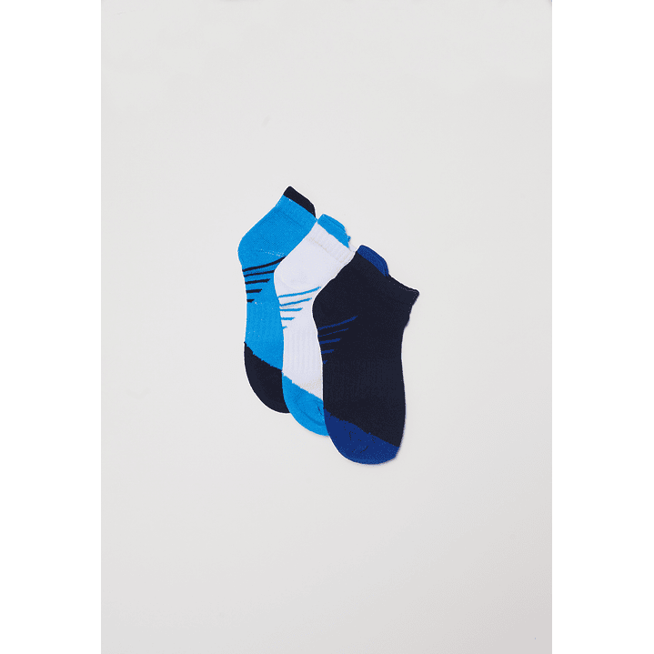 Calcetín Tripack Sport Niño Azul Familyshop 1