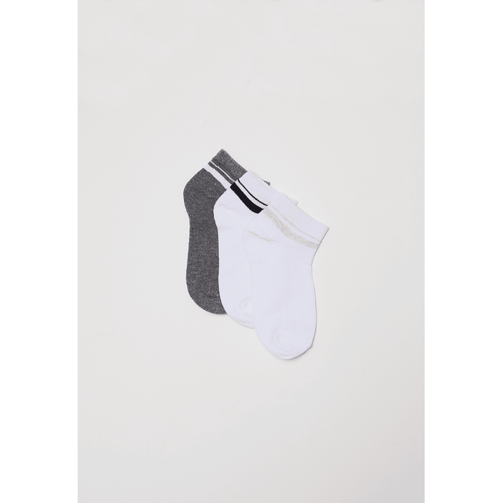 Calcetín Tripack Sport Niño Blanco Familyshop 1