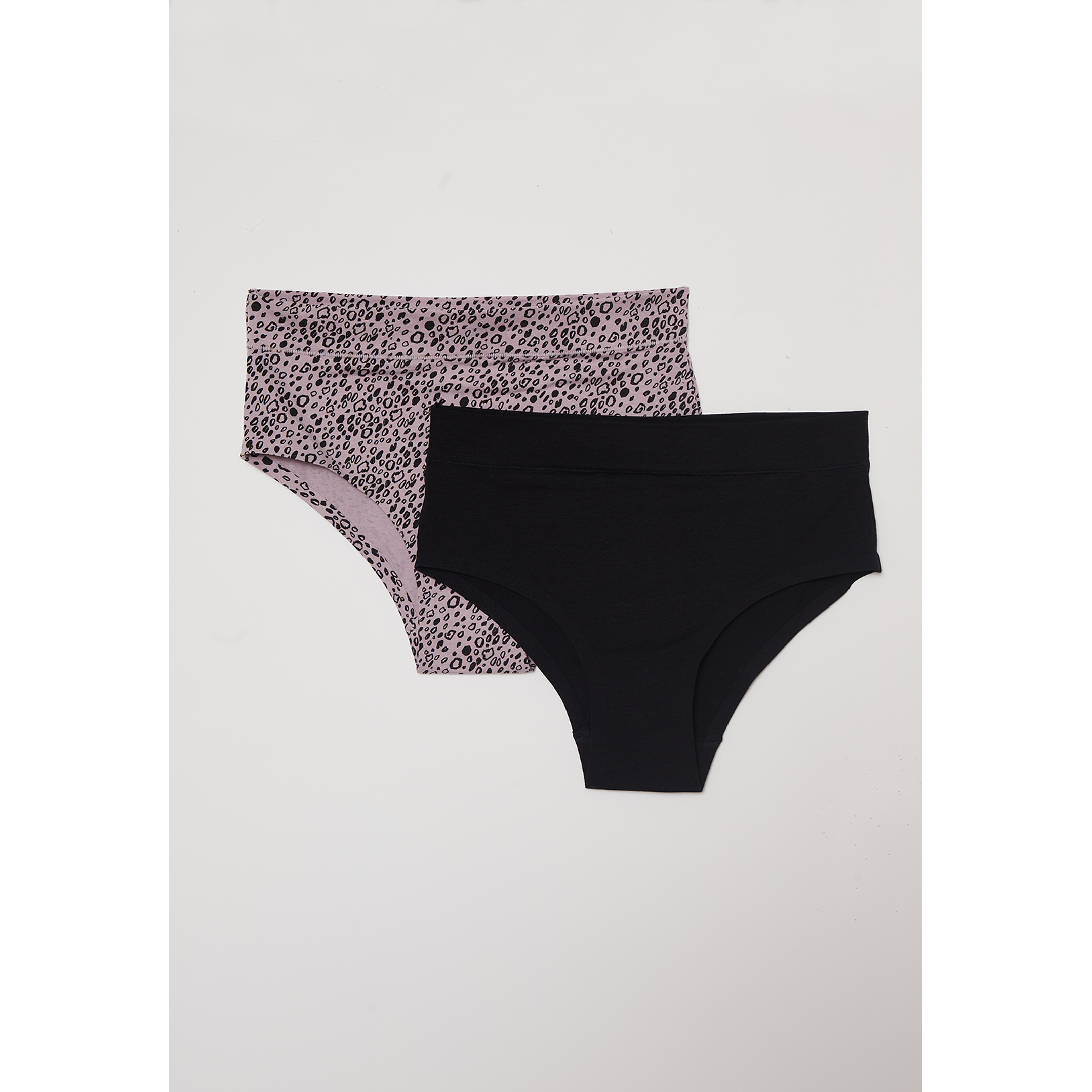 Calzón Bipack Tiro Alto Mujer Negro Familyshop 1