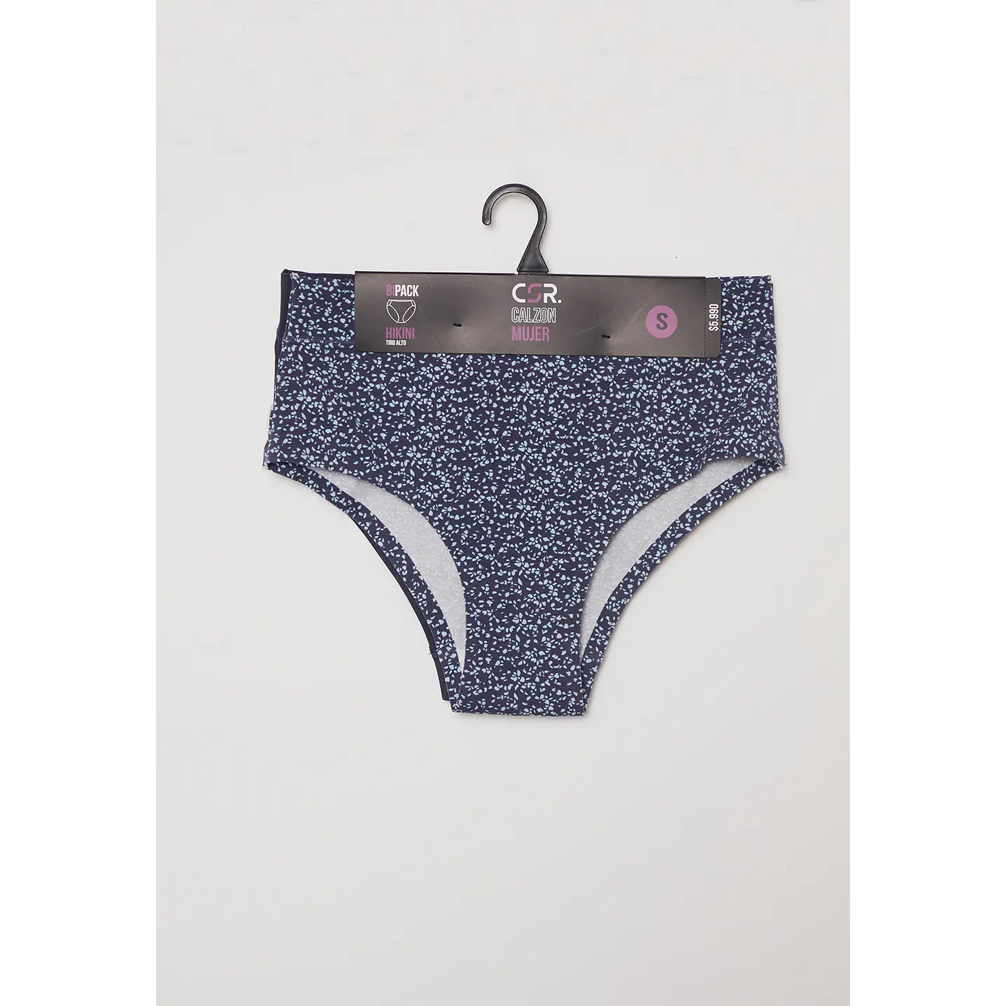 Calzón Bipack Tiro Alto Mujer Azul Familyshop 2