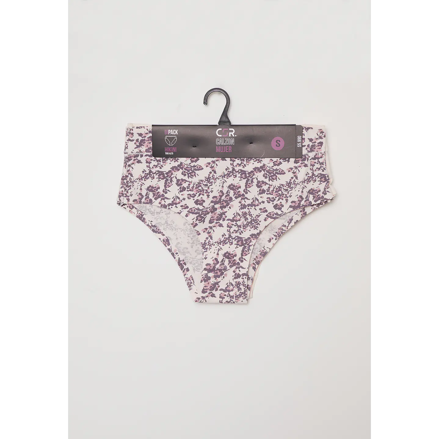 Calzón Bipack Tiro Alto Mujer Rosado Familyshop 2