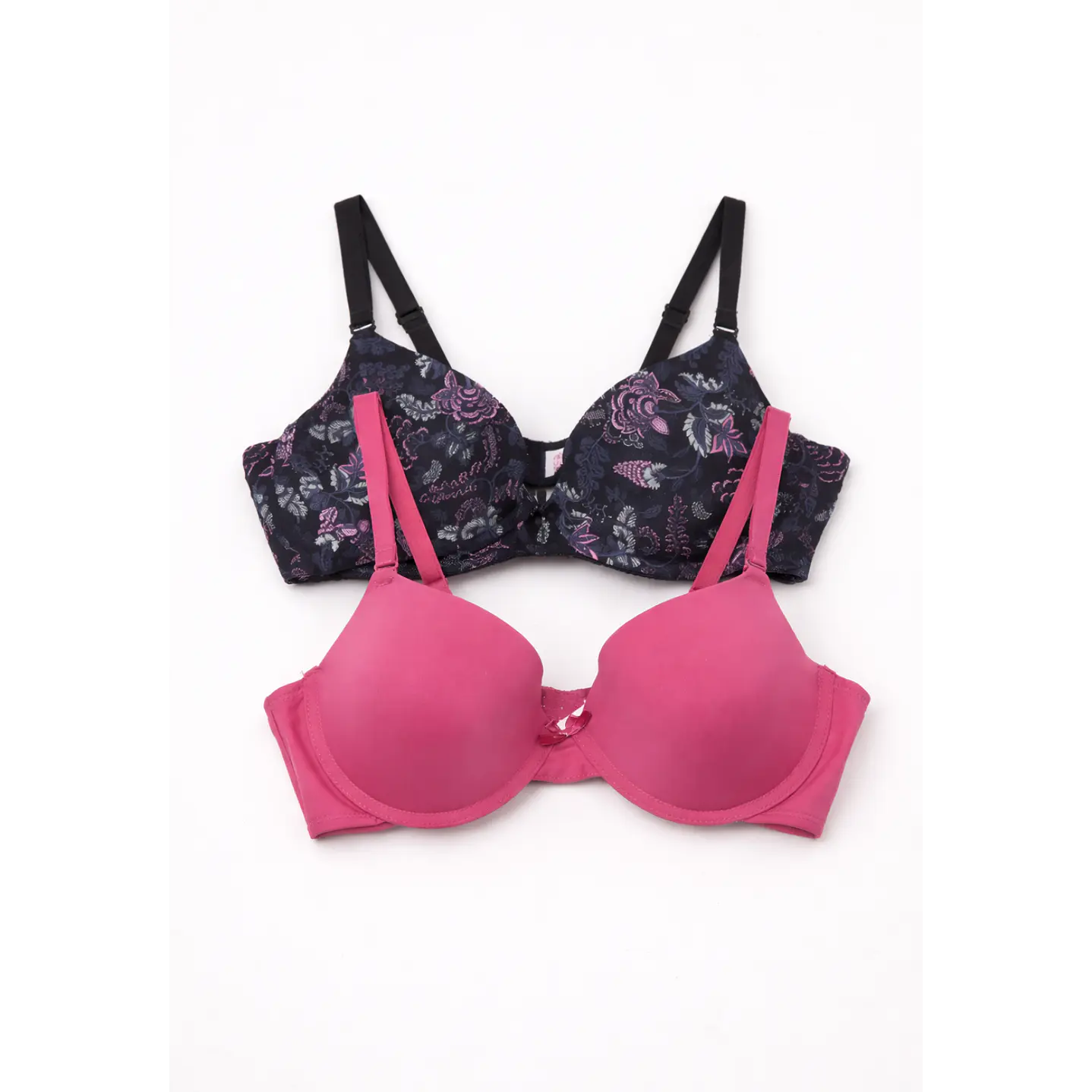 Sostén Bipack Liso Mujer Negro Familyshop 1