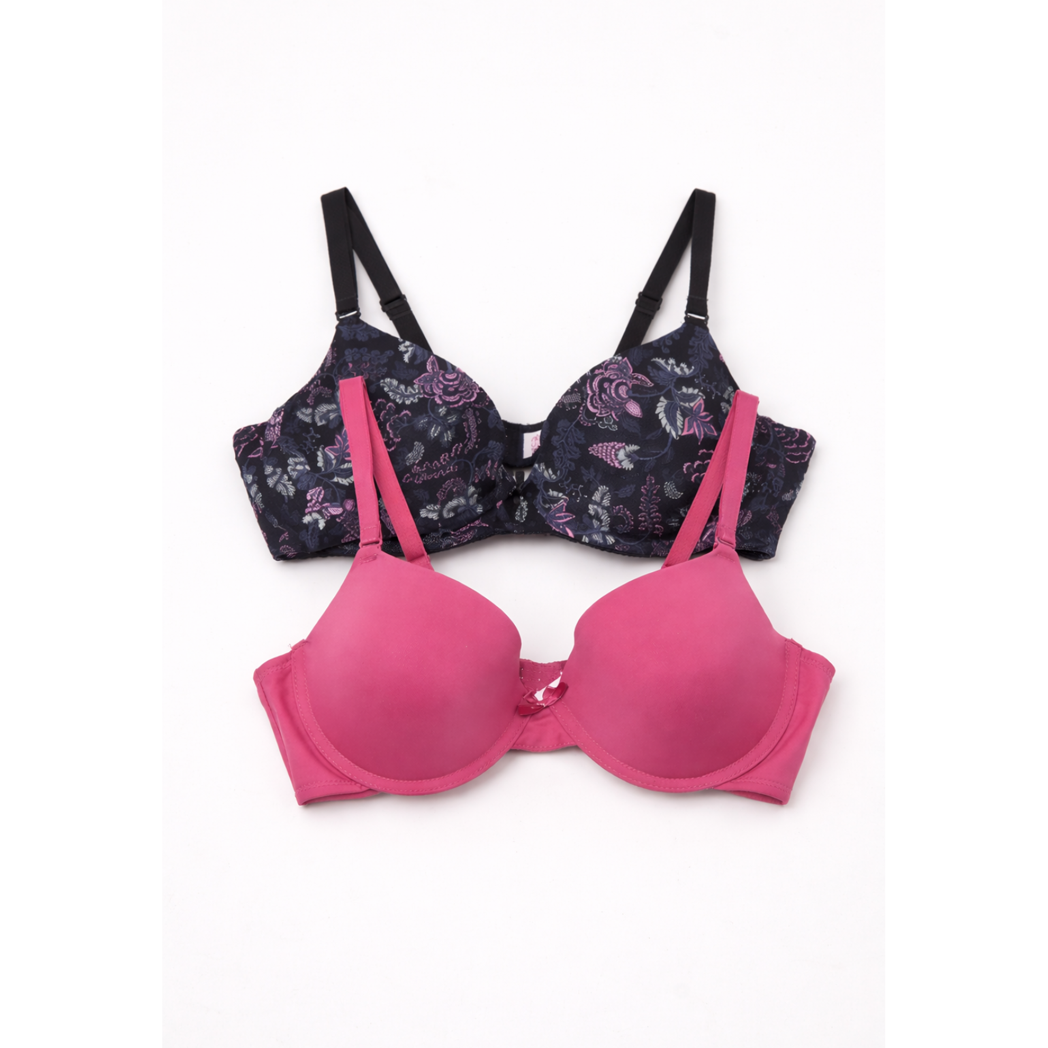 Sostén Bipack Liso Mujer Negro Familyshop 1