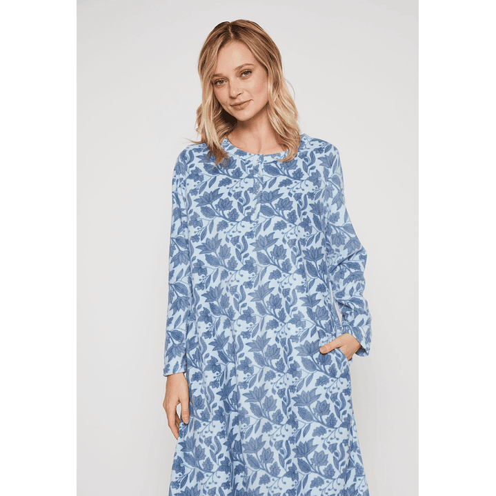 Pijama Polar Mujer Celeste Familyshop 3