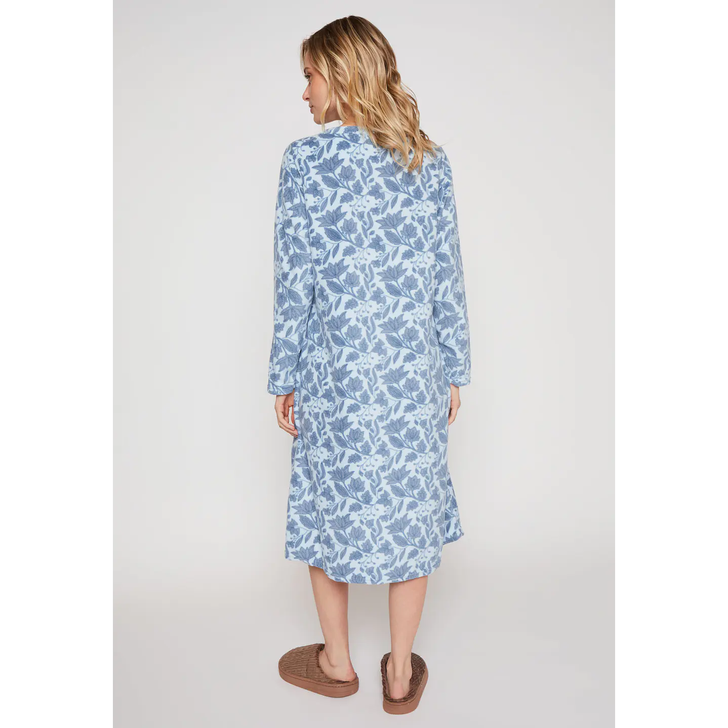 Pijama Polar Mujer Celeste Familyshop 2