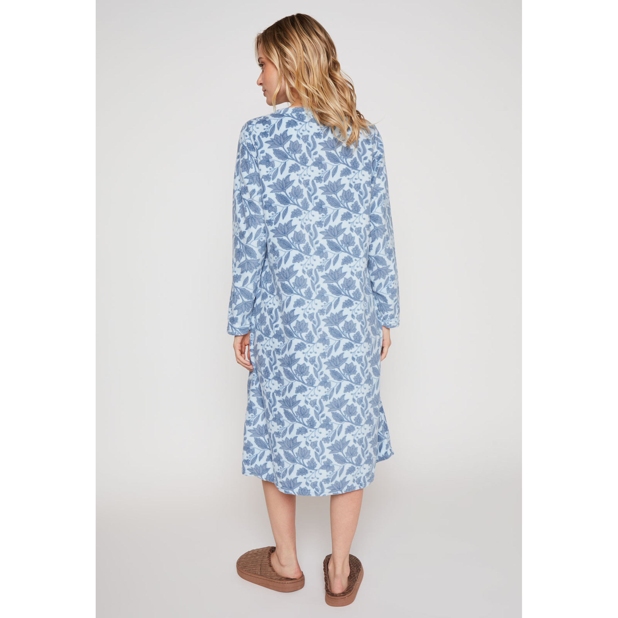 Pijama Polar Mujer Celeste Familyshop 2