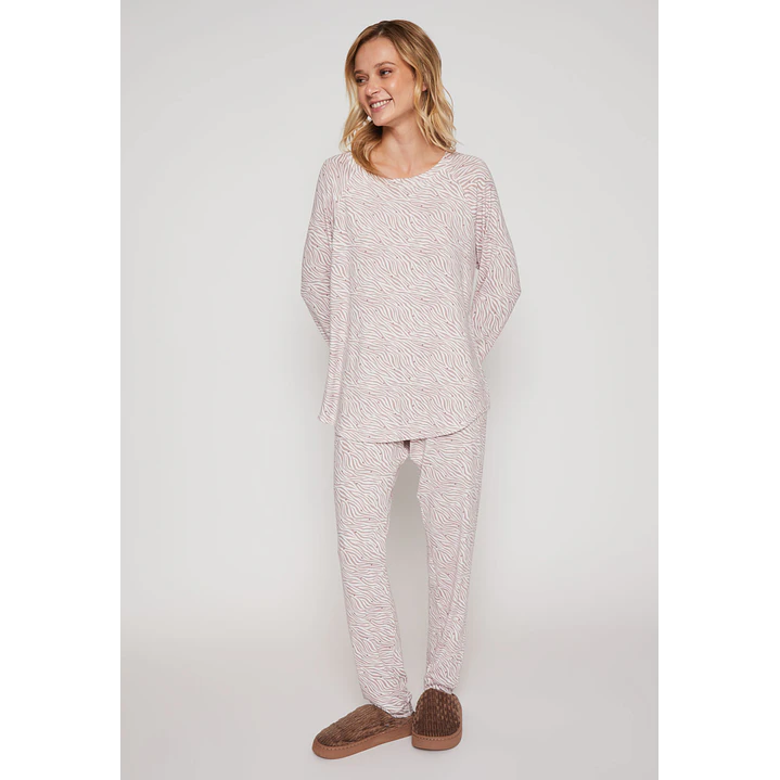 Pijama Tejido Mujer Rosado Familyshop 4