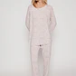 Pijama Tejido Mujer Rosado Familyshop - Miniatura 4