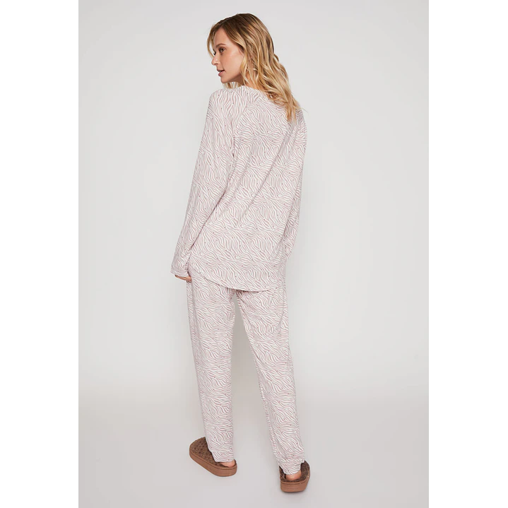 Pijama Tejido Mujer Rosado Familyshop 3