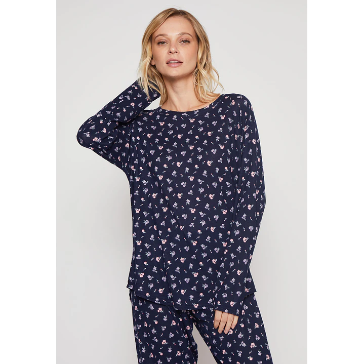 Pijama Tejido Mujer Azul Familyshop 1